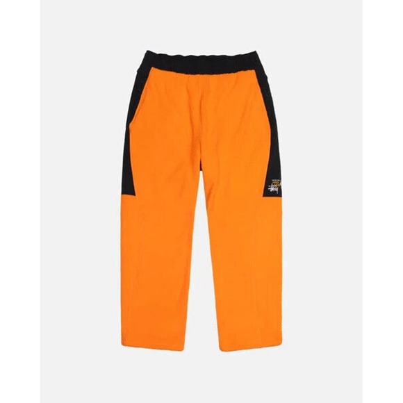 Stüssy & Mountain Hardwear Fleece Pant Orange Size SMALL